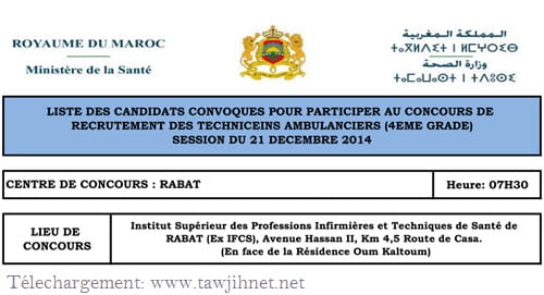 Ministères de Santé