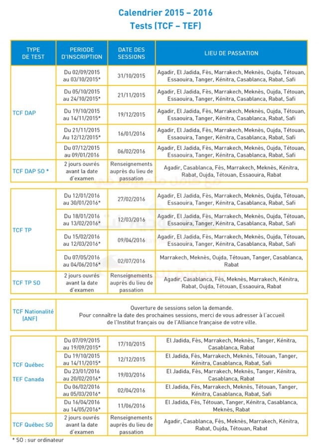 TCF-DELF-DALF-dates-des-tests-site-tawjihnet-2015-2016