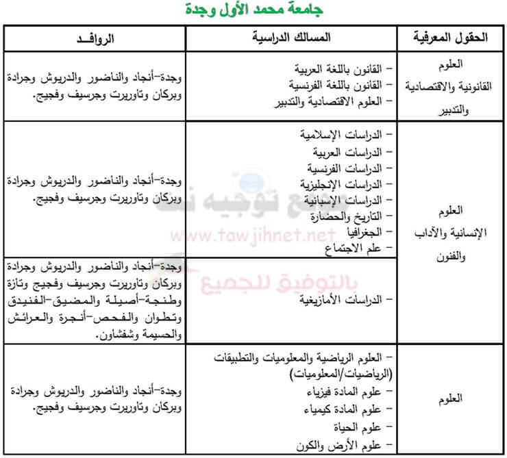université oujda nador