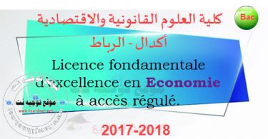 FSJES Agdal Excellence Economie