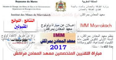 selection IMM marrakech