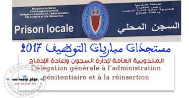 Délégation générale à l’administration pénitentiaire 2017