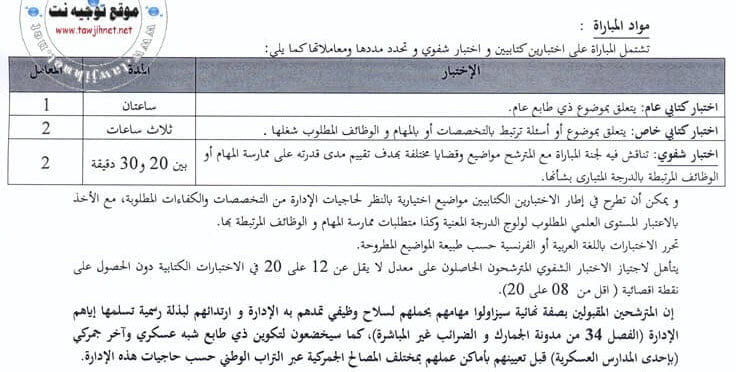 Préselection Concours recrutement 250 Adjoints administratifs Administration Douanes 2018