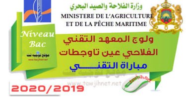 institut techniciens agricole ain taoujdate technicien