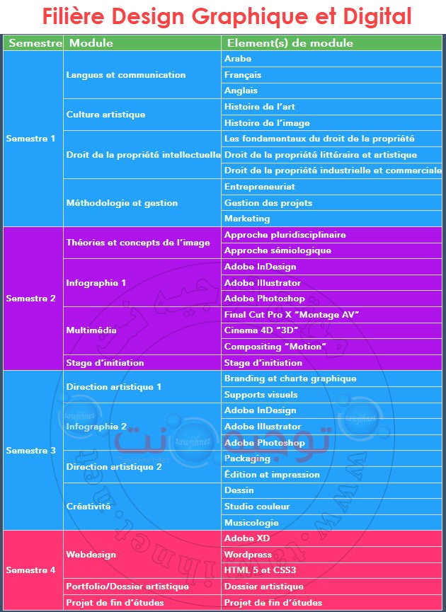 Filière Design Graphique et Digital