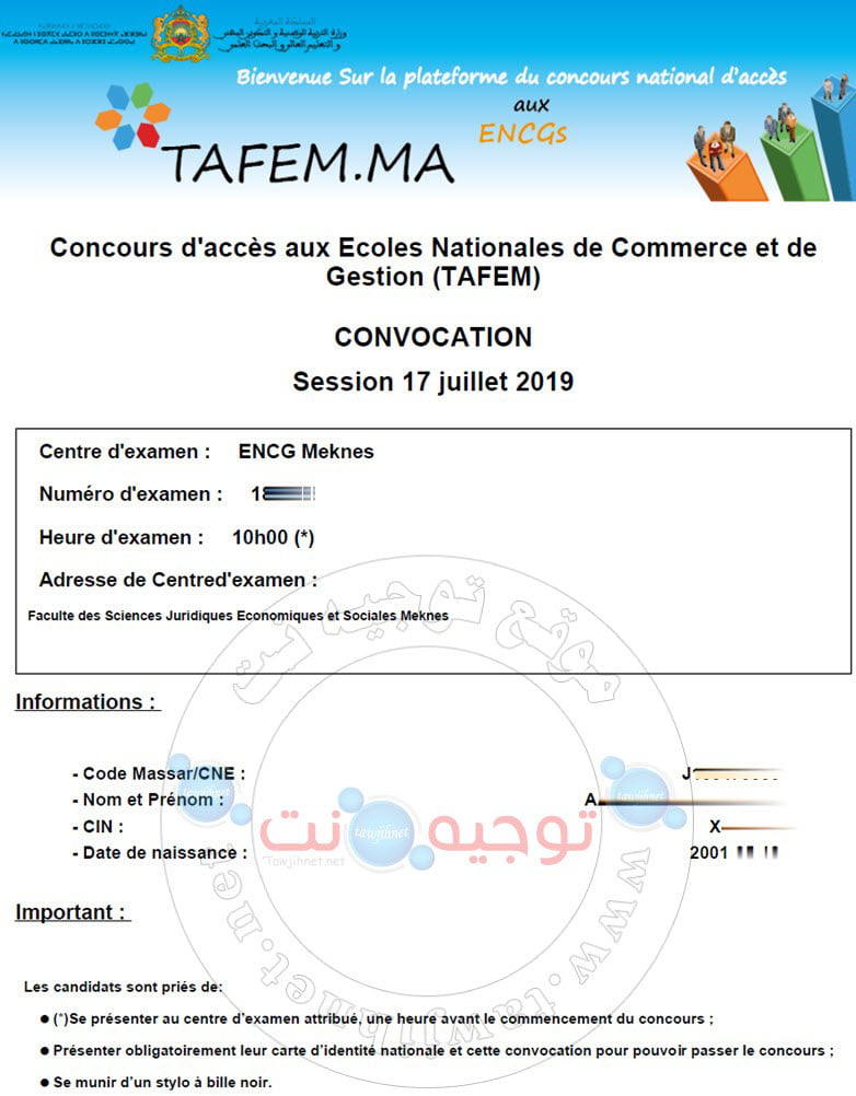 convocation encg 2019