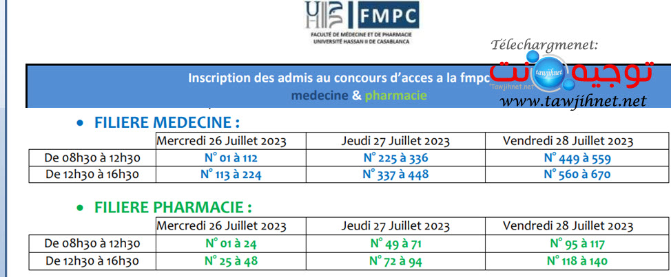 FMP Casablanca resultats 2023