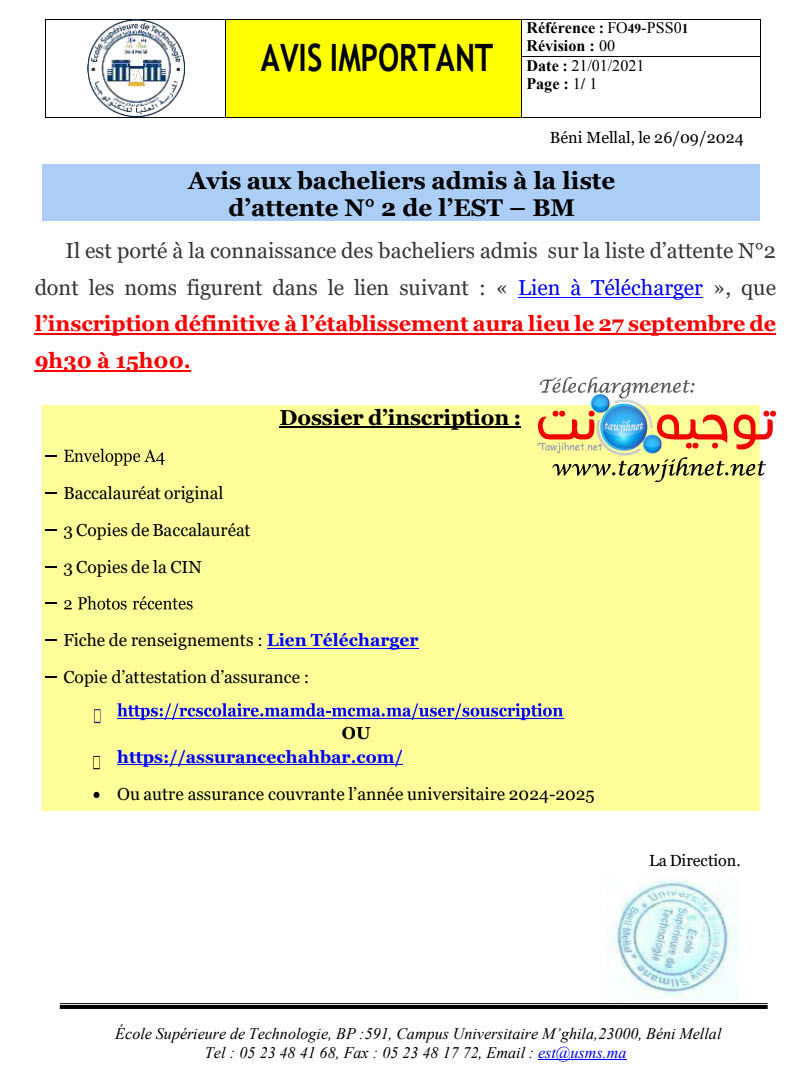 EST beni mella LA3 2024