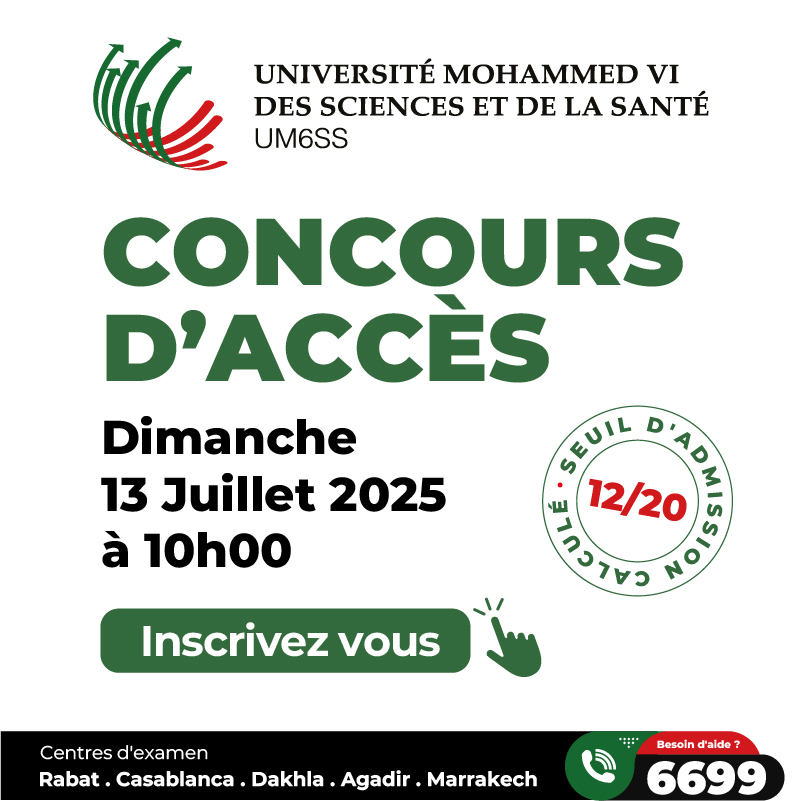 Concours commun m decine pharmacie dentaire fmpd 2024 2025 tawjihnet