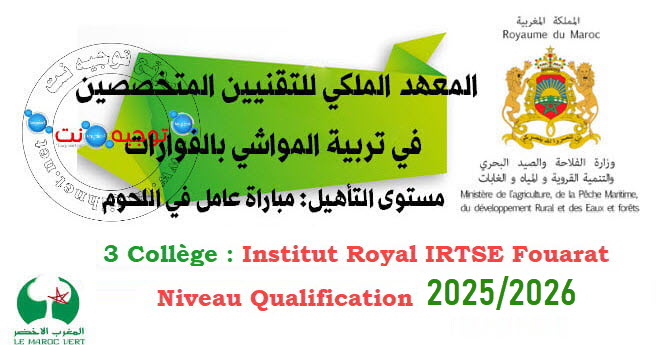 institut Qualification IRTSE Fouarat 2025