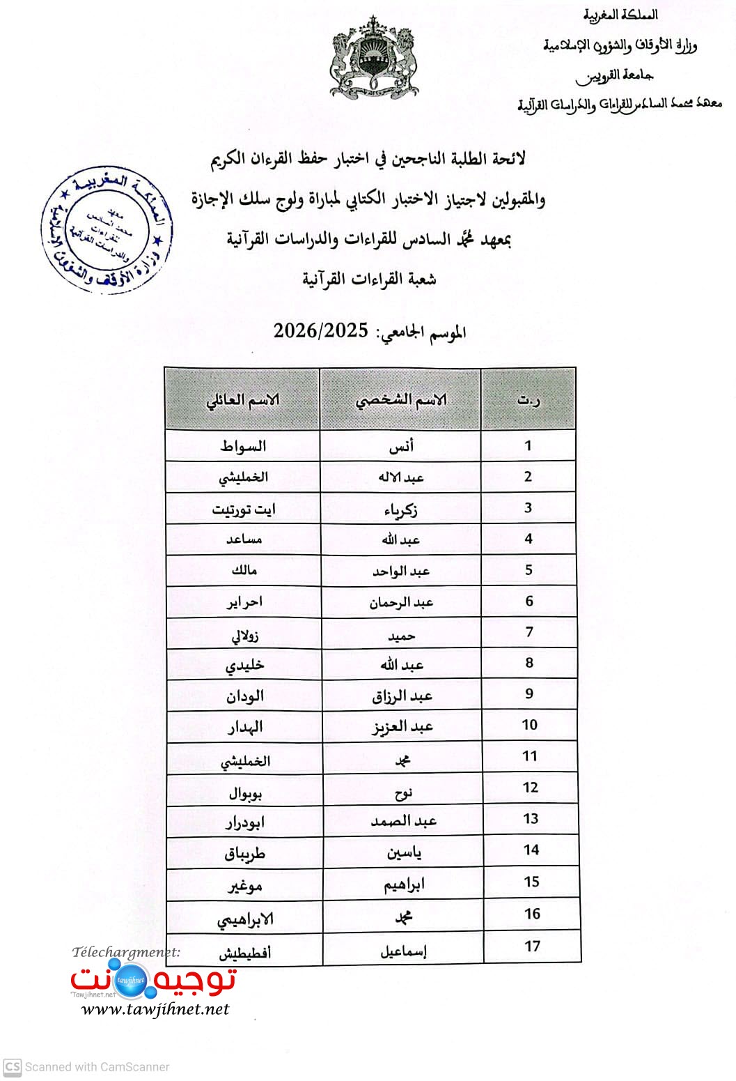 الدراسات القرآنية تخصص القراءات القرآنية 2026 2025