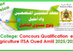 2eme session Concours Qualification en Agriculture ITSA Oued Amlil 2025