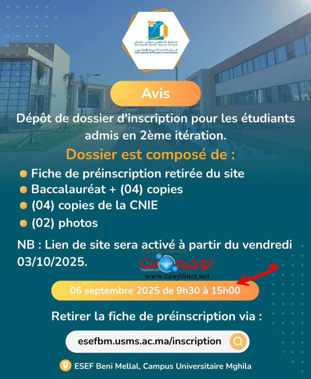 ESEF beniMellal LA2 2025