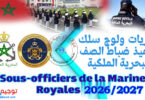 sous officiers Marine 2026 2027