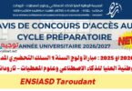 Concours ENSIASD Taroudant 2026 2027