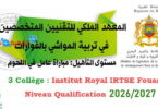 institut Qualification IRTSE Fouarat 2026 2027