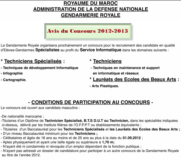 gendarme informatique