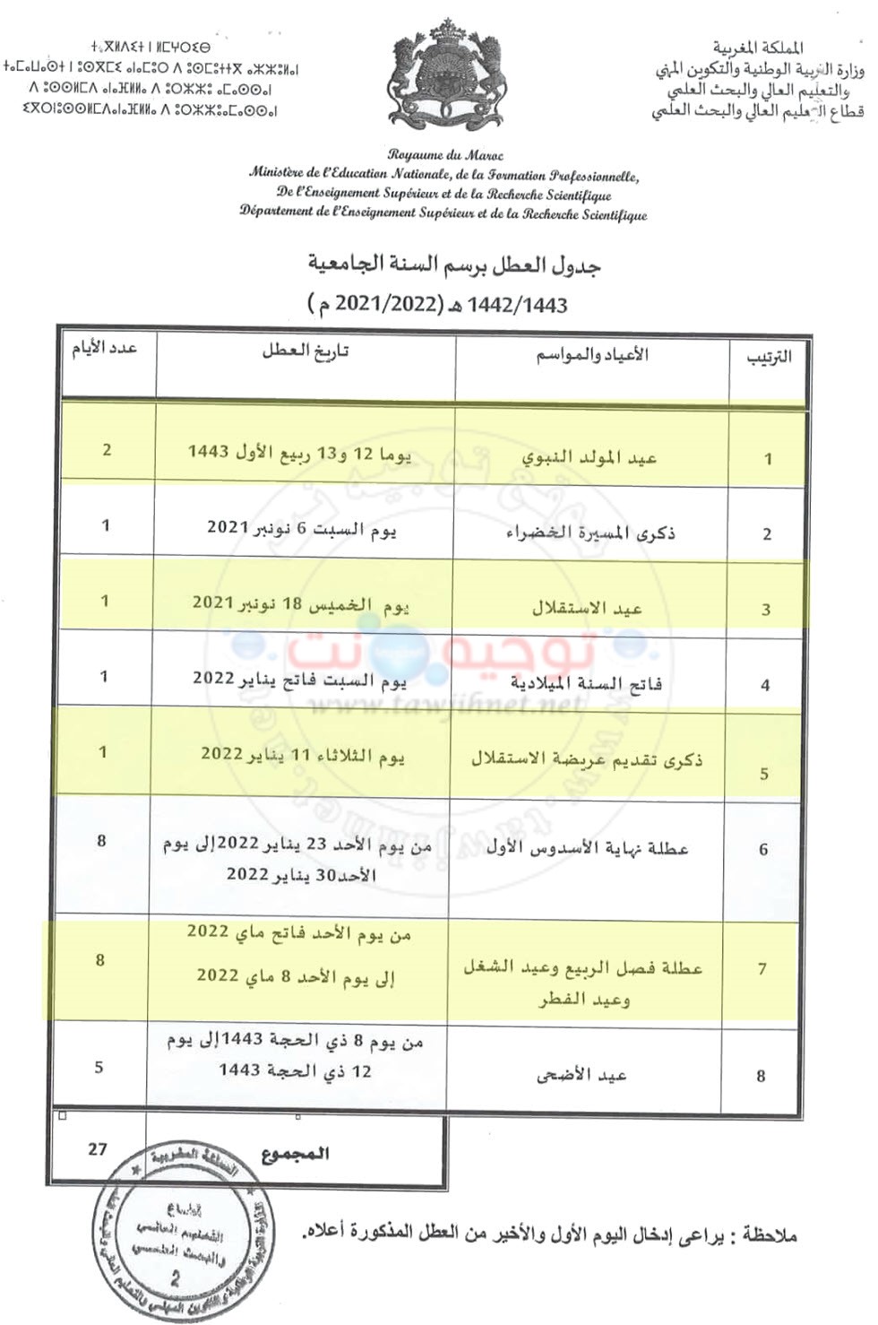 لائحة العطل الجامعية 2022-2021.jpg