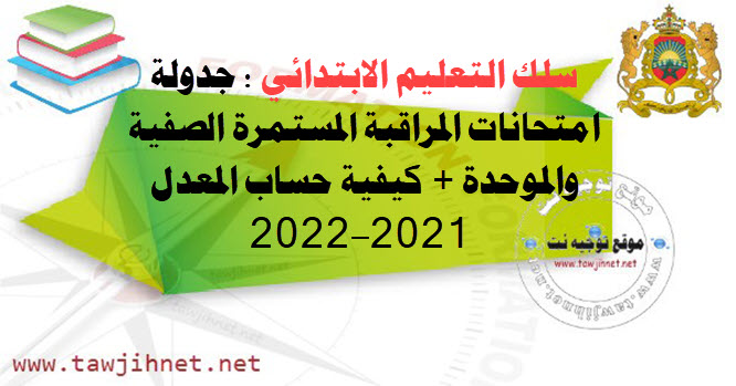 سلك التعليم الابتدائي امتحانات الصفية الموحدة 2021.jpg