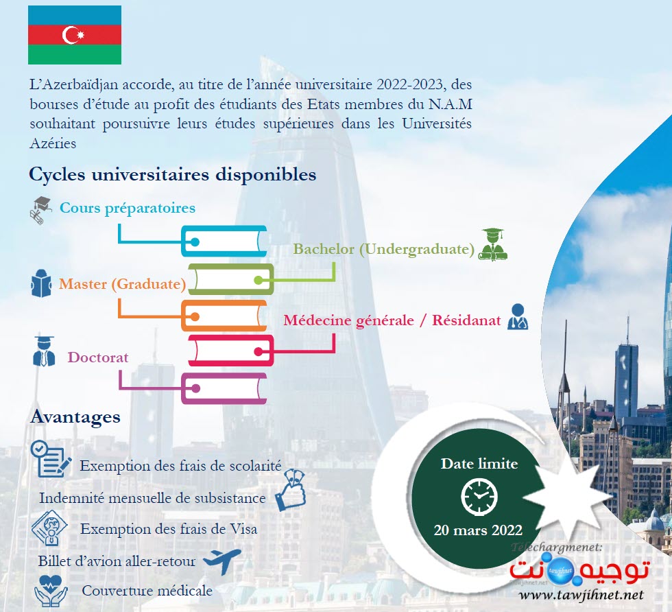 Azerbaïdjan Admission Announcement for Scholarship Programme For Citizens of the OIC and the NAM.jpg