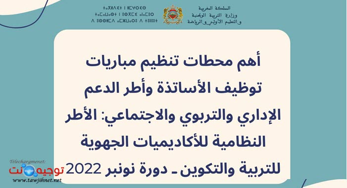دولة محطات مبارات توظيف الاساتذو واطر الدعم 2022 مباريات التعاقد.jpg